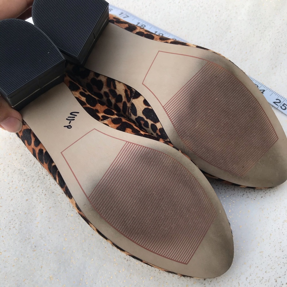 Aubrey Lynn Leopard Calf Hair Pump Heels Size 6.5 - Picture 12 of 12